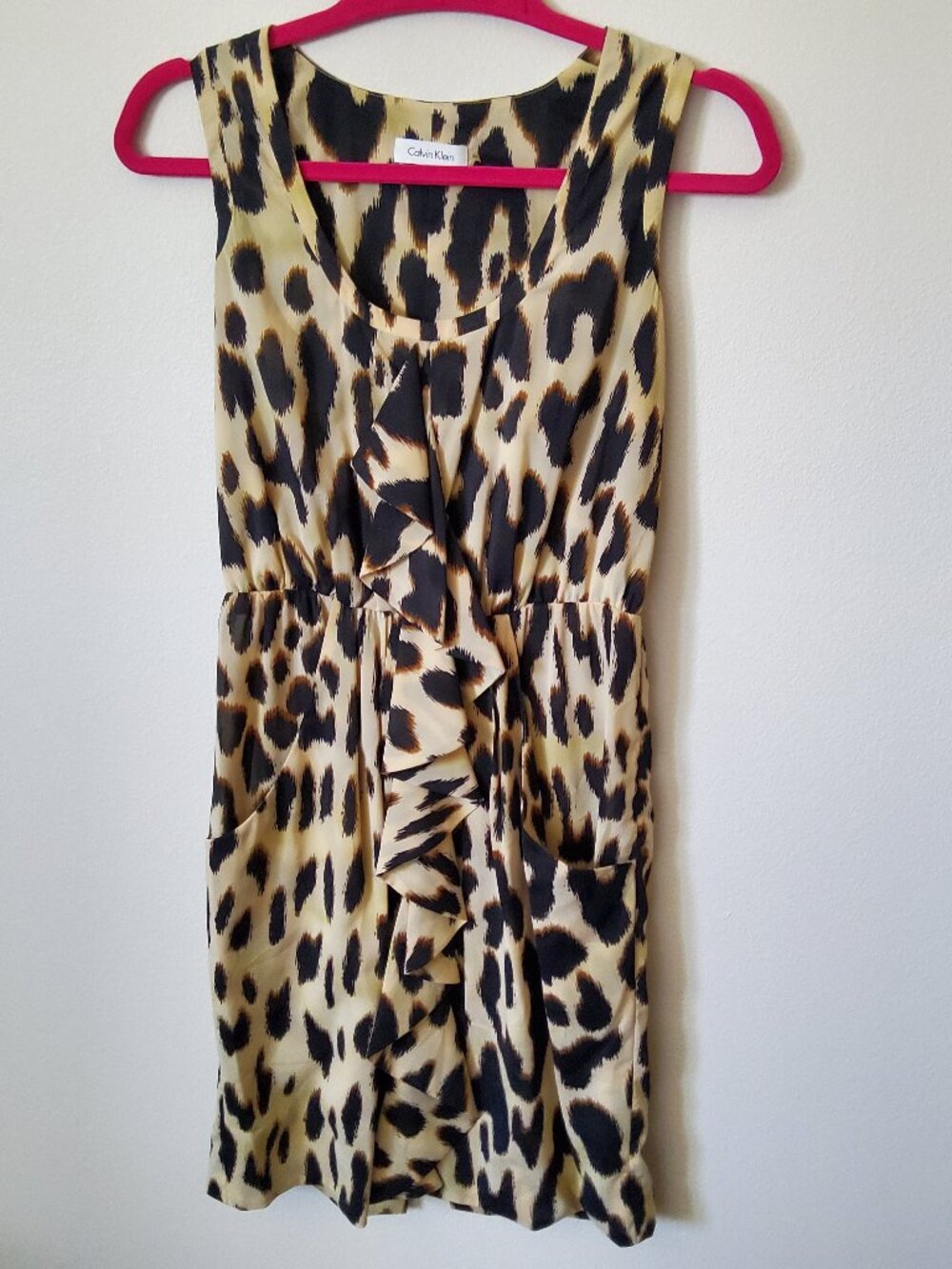Calvin Klein Animal print dress size 4